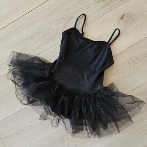 Balera Dancewear Multi Layer Tulle Tutu Skirt Black Leotard